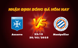 auxerre montpellier 30 03 ligue 1