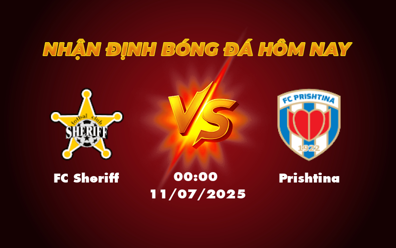 Nhận định soi kèo FC Sheriff vs Prishtina Lợi thế cho đội chủ nhà 1 fc sheriff prishtina 11 07 c2